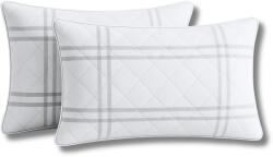 Somnart Set 2 perne matlasate Somnart Grid Confort 50x70 cm, albe (10100779)