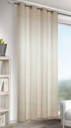  Draperie cu inele alba Struktur Alex, 140 x 245 cm, poliester (5954)