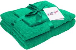Somnart Set prosoape baie Somnart din bumbac 600 gsm, 3 piese, verde (10101488) Prosop