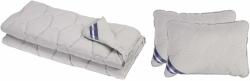 Somnart Set pilota bumbac 180x200 cm cu 2 perne 50x70 Somnart Bella gri (2741)