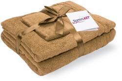 Somnart Set prosoape din bumbac Somnart 600 GSM, 3 piese, bej (10101480) Prosop