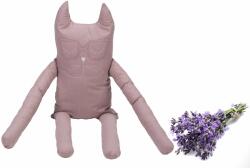 Somnart Perna decorativa in forma de pisica SomnArt, cu lavanda, bumbac, roz (3065)