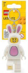 LEGO® LEGO® Fehér húsvéti nyuszi jelmezes figura világítós kulcstartó LGL-KE73H (LGL-KE73H)