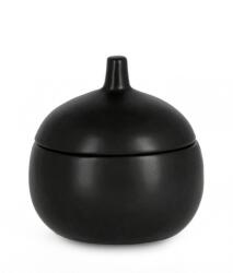 Bizzotto Lumanare in borcan ceramica neagra 14x14 cm (0160241X)