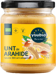 Youbio Pasta de arahide naturala ecologica, 250g, Youbio