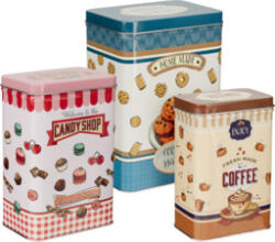 Excellent Houseware Set 3 cutii alimente Excellent Houseware, metal, multicolor (KO-BL4298070)
