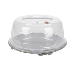 Excellent Houseware Tava servire si transport prajituri Excellent Houseware, polipropilena, 33x16 cm, gri (KO-024001540G) Tava