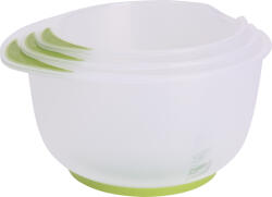 Excellent Houseware Set 3 boluri mixare Excellent Houseware, plastic, 16 19 22x12 cm, transparent verde (KO-030000130V) Castron