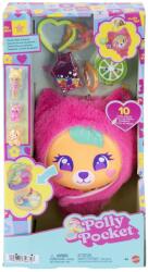 Mattel Polly Pocket Set Gentuta Animalut Ursulet Roz cu Accesorii (MTJKC79) Papusa