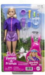 Mattel Barbie Family And Friends Set Papusa Barbie Malibu si Accesorii Aventuri in Aer Liber (MTJJV59) - edanco Papusa Barbie