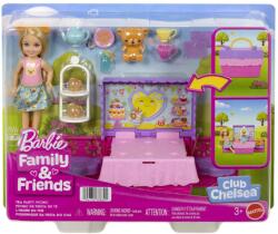 Mattel Barbie Family And Friends Set Clubul Lui Chelsea Petrecere cu Ceai Surpriza (MTJJB40) - edanco Papusa Barbie