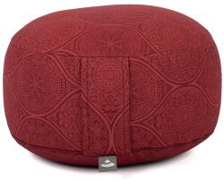 Bodhi Yoga Pernă de meditație Bodhi Maharaja Rondo 32 x 20 cm Culoare: Dark Red, Umplere: Speltă