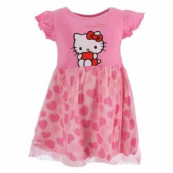 Sanrio Hello Kitty Heart gyerek nyári ruha 2 - 6 év / 92 - 116 cm (HK55)