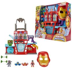 Marvel Set de joaca Iron Man and his awesome friends - Sediul Iron Man Figurina