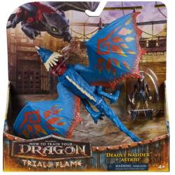 Spin Master Set figurine How to train your dragon - Trial of Fire, Deadly Nadder si Astrid Figurina
