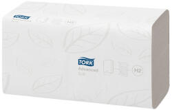 Tork Kéztörlő, hajtogatott, H2 rendszer, TORK "Advanced Interfolded", fehér