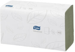 Tork Kéztörlő, Z hajtás, 2 rétegű, 250 lap, H3 rendszer, Advanced, TORK "Singlefold", zöld (290179)