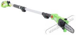  4Garden APW2021 akkumulátoros teleszkópos fűrész, 20 V-os motor, Pengehossz 20 cm, 3/8 hüvelykes lánc, Töltő és akkumulátor nélkül, Zöld