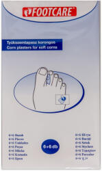  Footcare tyúkszemtapasz korongos 6+6 db - biora