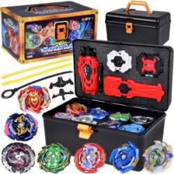 Jokomisiada Large set of 8 discs GYRO spinner launcher, suitcase ZA5462