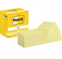 Post-it Notes 76x127mm (655-CY) yellow (12x100)