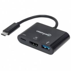 Manhattan USB-C 3.1 to HDMI/USB-A/USB-C Adapter Cable