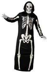 BigBuy Carnival Маскировъчен костюм за възрастни Скелет Halloween Размер XS/S - mallbg - 32,99 лв