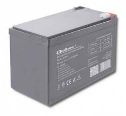 Qoltec AGM Battery | 12V | 12Ah | Seamless | Efficient | LongLife | for UPS, security