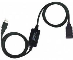 PremiumCord USB Cable PremiumCord USB-A - USB-A 10 m Black (ku2rep10)