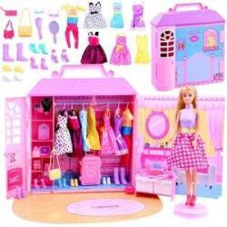 Anlily Doll + cottage with clothes + handbags ZA 2228