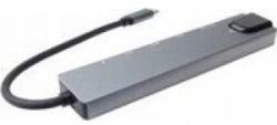 PremiumCord Adapter PremiumCord USB-C to HDMI+USB3.0+USB2.0 + PD + SD/TF +RJ45