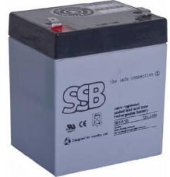GRASSBERG SSB SB 5-12L SSB battery 12V/5Ah T2 - faston 6.3mm