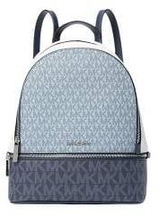Michael Kors Всекидневна Раница Michael Kors 35S5SRAB6V-ADMIRL-MULTI Син 27 x 26 x 14 cm