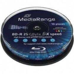 MediaRange BD-R 25GB, 6x, 10 бр. в шпиндел