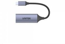 Unitek Adapter USB-C - RJ45 1Gbit LAN, PD 100W
