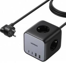 UGREEN DigiNest Cube Power Strip (3 AC outlets + 65W 2A2C)