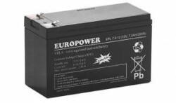 Europower AGM Battery EPL Series 12V 7.2Ah T1