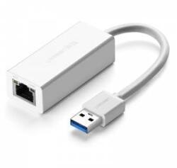 Ugreen external network adapter RJ45 - USB 3.2 Gen 1 (1000 Mbps / 1 Gbps) Gigabit Ethernet white (CR111 20255)