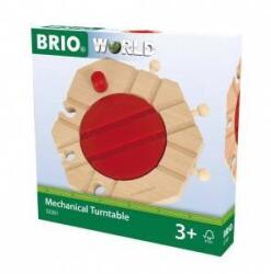 BRIO World Mechanische Drehscheibe (holz/rot)