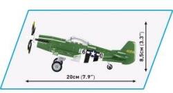 Vincobiosis Конструктор Cobi North-American P-51D Mustang, 150 части
