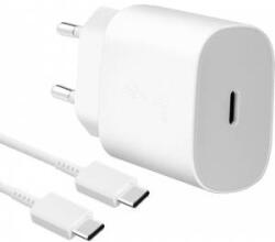 BBC Samsung sítová nabíjecka EP-TA800EWE + EP-DA905BWE USB-C cable, 25W, bílá, (bulk)