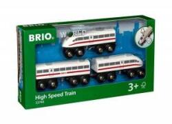 BRIO World Schnellzug mit Sound (weiß/schwarz, 3teilig)