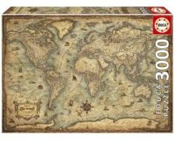 Educa Puzzle Educa Map 3000 Pieces