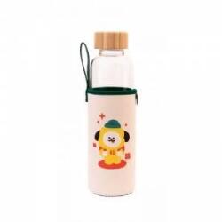 BT21 Бутилка за вода Line Friends BT21 Chimmy, 500 ml, капак, многоцветна