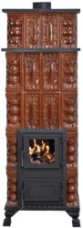 eSemineu Premium Caro Natur 5R Terracotta Stove with Granite 10kW