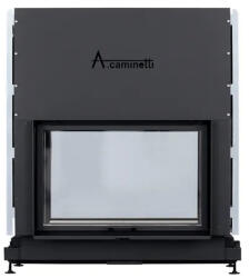 A.caminetti Flat W 75x60 German Edition 2 glazed surfaces 15 KW