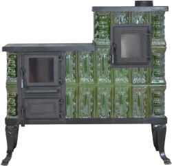 eSemineu Premium Terracotta Green Boot Type with Glass Door 10kW right