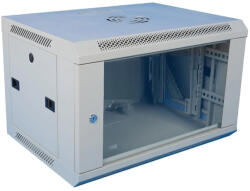 Dateup Cabinet metalic perete, 6 Unitati, Culoare Gri, Neasamblat - DATEUP Rack 6U60x60-PE-G (Rack 6U60x60-PE-G)