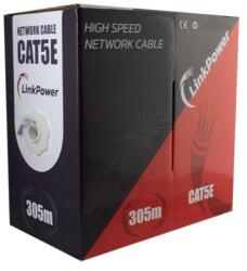LinkPower Cablu retea UTP CAT5E CCA 305m gri instalare usoara - LinkPower LINK-UTP-CCA-305 (LINK-UTP-CCA-305)