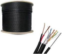 LinkPower Cablu CAT5 FTP cupru, rola 305m cu alimentare si sufa - LinkPower LINK-FTP CU-AUTO+2C (LINK-FTP CU-AUTO+2C)